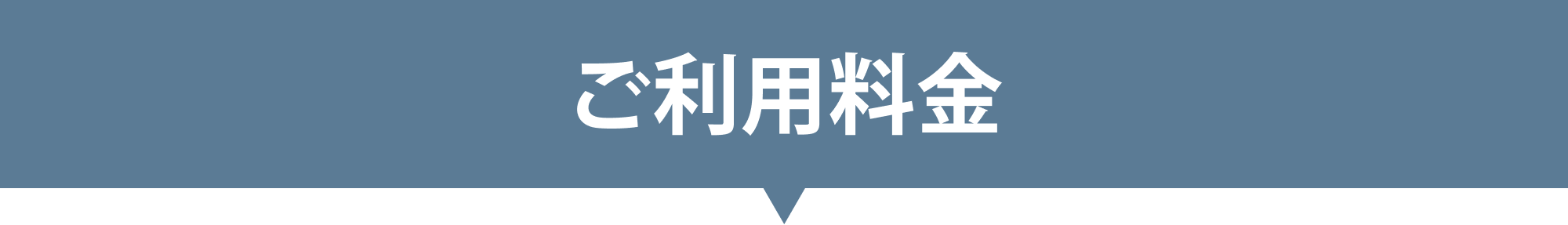 ご利用料金